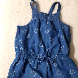 Cat &Jack 3T Jean Star Romper